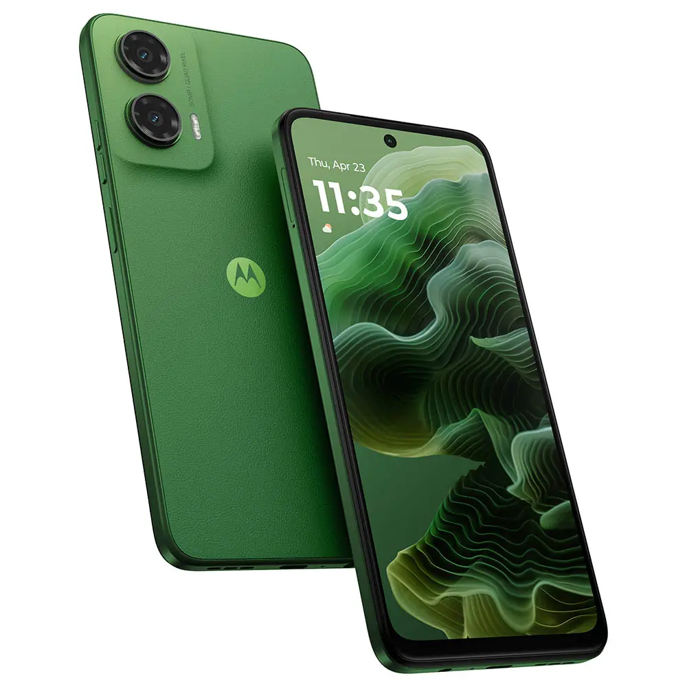 S400904747_1 Motorola G35 128GB 8GB Leaf Green 5G Smartphone - Image 1