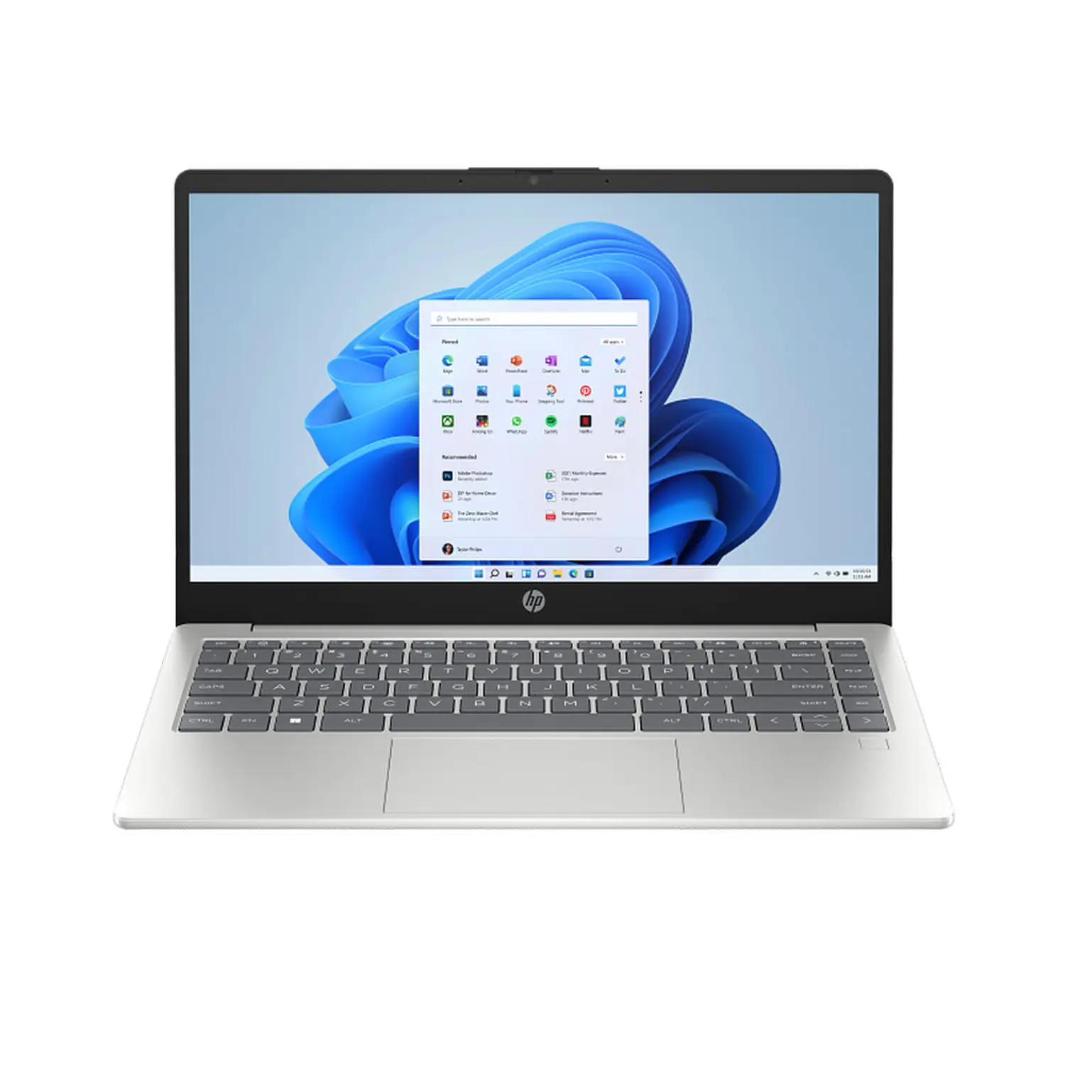 S500955497_1 HP (2026) Laptop – 1st Series / Intel Core Ultra 5-125H / 14inch FHD / 512GB SSD / 24GB RAM / Shared Intel Arc Graphics / Windows 11 Home / English & Arabic Keyboard / Natural Silver - Image 1