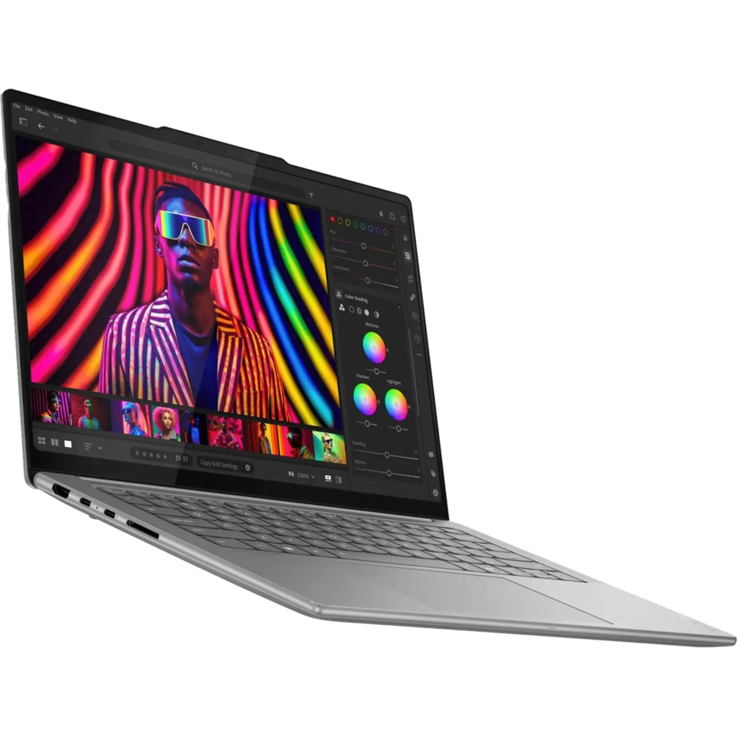 S600968552_1 Lenovo Yoga Pro 7 14IAH10 (2026) AI PC – 2nd Series / Intel Core Ultra 9-285H / 14.5inch 3K / 1TB SSD / 32GB RAM / Shared Intel Arc 140T GPU / Windows 11 Home / English & Arabic Keyboard / Luna Grey - Image 1