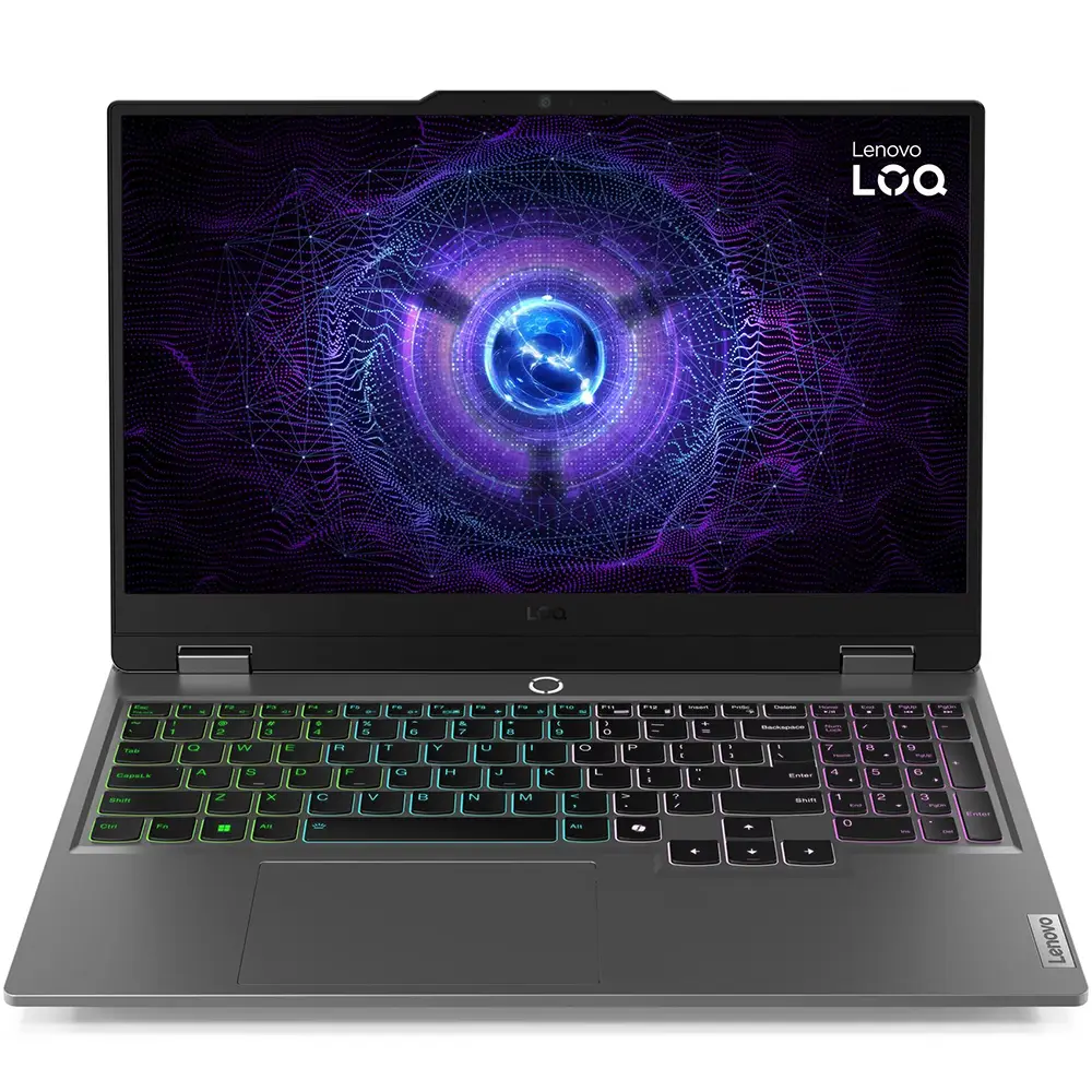 S500954989_1.webp Lenovo LOQ 15IRX9 Gaming (2025) Laptop – 13th Gen / Intel Core i5-13450HX / 15.6inch FHD / 512GB SSD / 16GB RAM / 6GB NVIDIA GeForce RTX 3050 Graphics / Windows 11 Home / English & Arabic Keyboard / Luna Grey - Image 1
