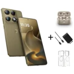 Motorola Signature 5G 512GB 16GB RAM Pantone Martini Olive Smartphone + Buds Loop + 90W Charger + Cover