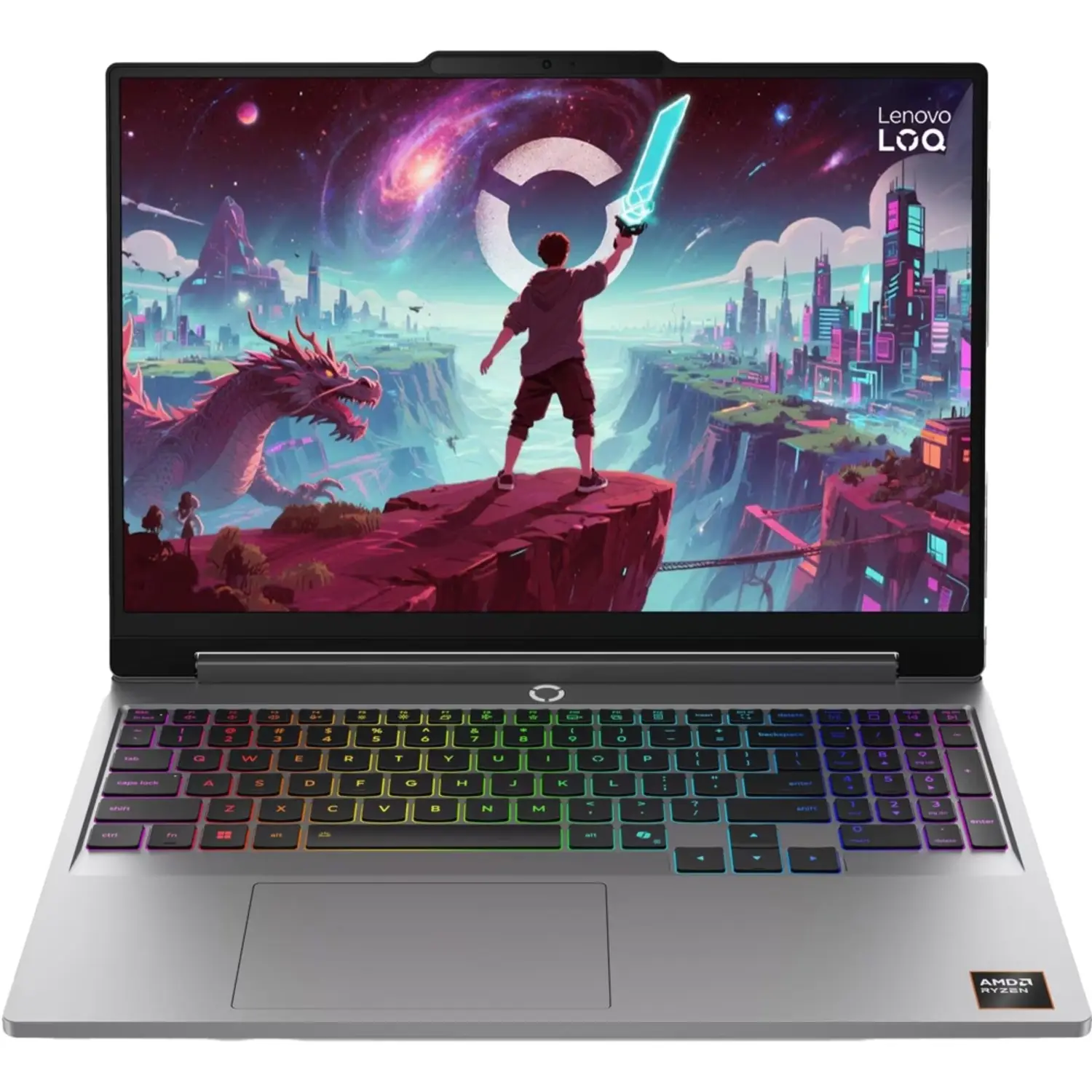 S600968556_1.webp Lenovo LOQ 15AHP11 Gaming (2026) Laptop – AMD Ryzen 7-250 / 15.3inch WQXGA / 512GB SSD / 32GB RAM / 8GB NVIDIA GeForce RTX 5060 Graphics / Windows 11 Home / English & Arabic Keyboard / Luna Grey - Image 1